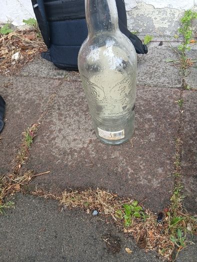 vintage vodka bottle