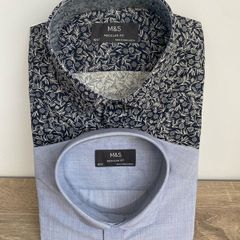 M&S Shirts 15.5in Collar