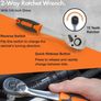 Socket Set Socket Set Comprising: Extension Bar, Coupler, Ratchet and Socket Wrench Set and Screwdriver Bit Sets with Carry Case 130 Piece Ratchet Set with Screwdriver Bits (FREE POSTAGE) Image 6
