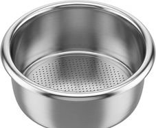 54mm Portafilter Basket, Stainless Steel Espresso Filter Basket, Reusable Metal Coffee Filter Double Shot Coffee Basket for 54mm Espresso Machine Portafilter