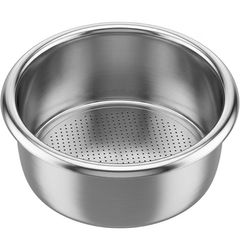 54mm Portafilter Basket, Stainless Steel Espresso Filter Basket, Reusable Metal Coffee Filter Double Shot Coffee Basket for 54mm Espresso Machine Portafilter
