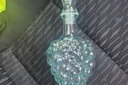 Vetreria Etrusca Mod Dep Wine Green Glass Grape Design Decanter 500ml vtg glasses &amp; grape glass dispenser