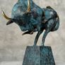Salvador Dali Inspired Bull - Patinated Bronze Image 5