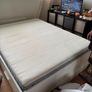 IKEA BRIMNES Bed Frame with Storage  Headboard  White King Size Image 3