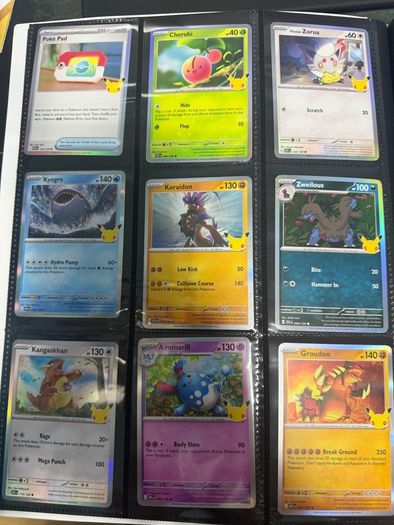 Pokemon Cards Binder + Poster 30th