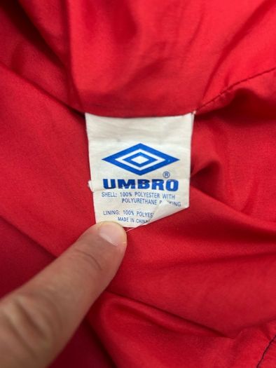 Ultra Rare Vintage 90s Umbro Blackrock College RFC Rugby Jacket Mens XL