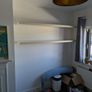 Two white floating shelves Image 2