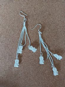 925 silver bear earrings