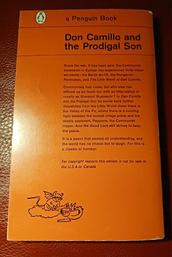 Don Camillo & the Prodigal Son / Giovanni Guareschi / Penguin/ 1962