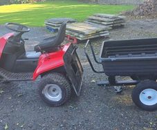 Ride on electric and trailer
