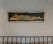 Reclining Buddha art work 104cm x 35