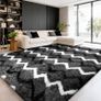Rugs Living Room - 160x230cm Fluffy Shaggy Area Rugs for Bedroom - Large Anti Slip Carpet - Washable Modern Floor Carpets - Soft Thick Pile Bedside Rug for Kids Bedroom Image 4