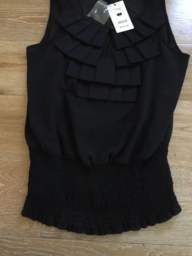 BNWT Savida Black Dressy Top Size 8