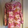 ISilk Everyday luxury cotton pink zipped hoodie jumper size M UK16 EU44 Postage included Image 6
