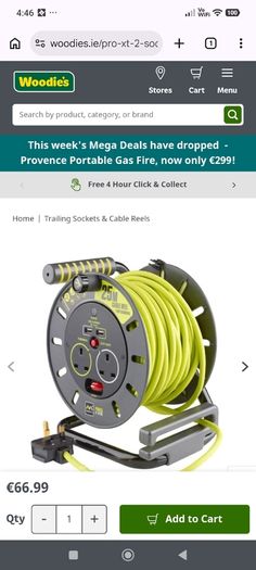 25m Extension lead