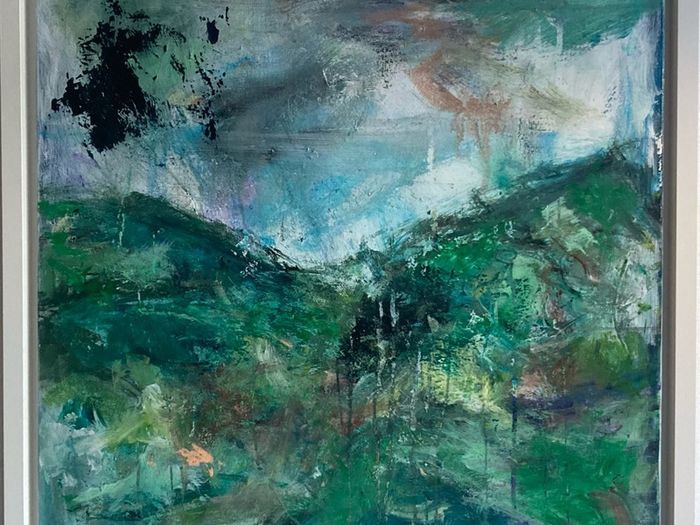 Large Original Painting Original Irish Landscape Framing Option The Wicklow Way Irish Valley Art Wicklow Dublin Kerry Original Irish Art