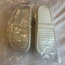 Crocs style Slides Sliders pearlised ivory 4 5 New with tags NWT Image 2