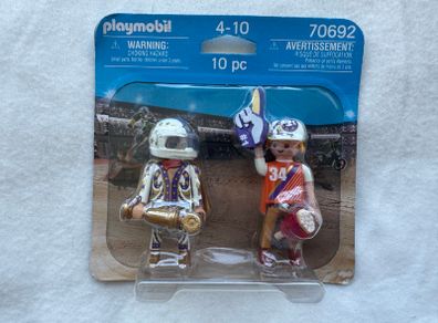 Playmobil Stuntshow Team Duo Pack Stuntmen Figures 70692 new Please look at the pictures