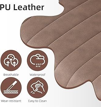 Bar Stools Set of 4, Swivel Counter Height Barstools with Back, Adjustable PU Leather Bar Chairs, Modern Armless Kitchen Island Stool, Brown
