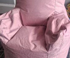 chillax toddler bean bag pink
