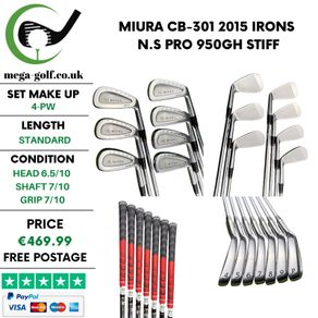Miura CB-301 2015 Irons / 4-Pw / N.S Pro 950GH Stiff