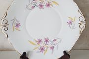 Royal Stuart Pink Floral Bone China Cake Plate