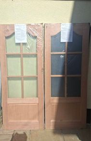 Mahogany French doors and accessories