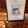 Framed Signed  Art Print W B Yeats by John F Nolan 1987 Image 8