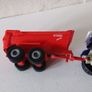 Power Tractor and Siku Krampe Half Pipe Tipping Trailer Image 6
