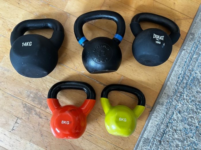 Collection of Kettlebells