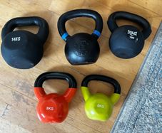 Collection of Kettlebells