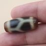 Vintage Chain Link Pattern Himalayan Tibetan Agate Dzi Bead Amulet Image 8