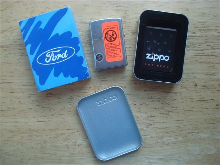 Ford V8 Emblem Zippo Lighter - NEW -