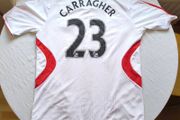 2007/08 Liverpool #23 Carragher Adidas Away Jersey Size L Adults