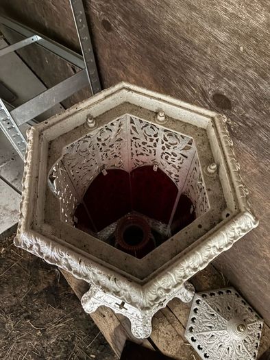 Cast Iron ornate Orangery oilheater