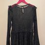 NOISY MAY Stunning Black Metallic Top Size M! Image 6