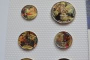 Birth of Jesus Christian Nativity Christmas on Israel coins set