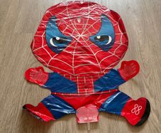 Spiderman Bluey minions  stitch foil balloons with stick