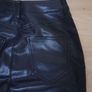 River island Faux Leather boot cut Jeans Image 9