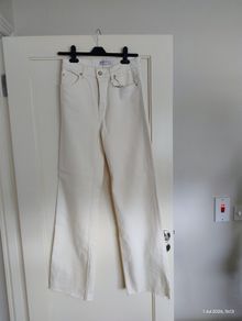 Women's cream jeans