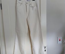 Women's cream jeans