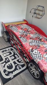 Kids car bed with good quality mattress