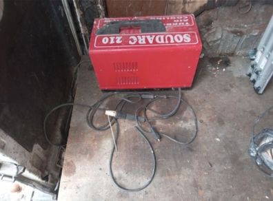 Soudarc 210 turbo air-cooled arc welding machine