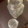 Vintage (possibly Antique) Sheffield Glass Decanter. Image 2