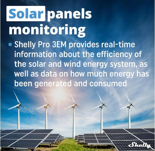 Shelly Pro 3EM (400A) - WiFi, LAN & Bluetooth 3-phase Smart Energy Meter, DIN-rail mountable, Real-time Voltage Amps Monitoring via app
