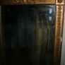 Antique Petite 19th Century French Gilt Trumeau Mirror, 1880s 40" x 17" Image 9