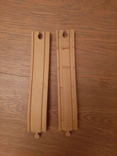 Assorted Brio type toy train track
