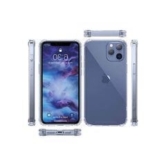 For iPhone 12 Pro Max Case ShockProof Soft Phone Cover Clear TPU Silicone Bumper - FHT09IPK2
