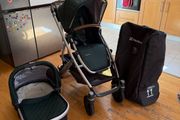 Uppababy Vista Travel System and accessories