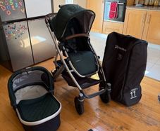 Uppababy Vista Travel System and accessories